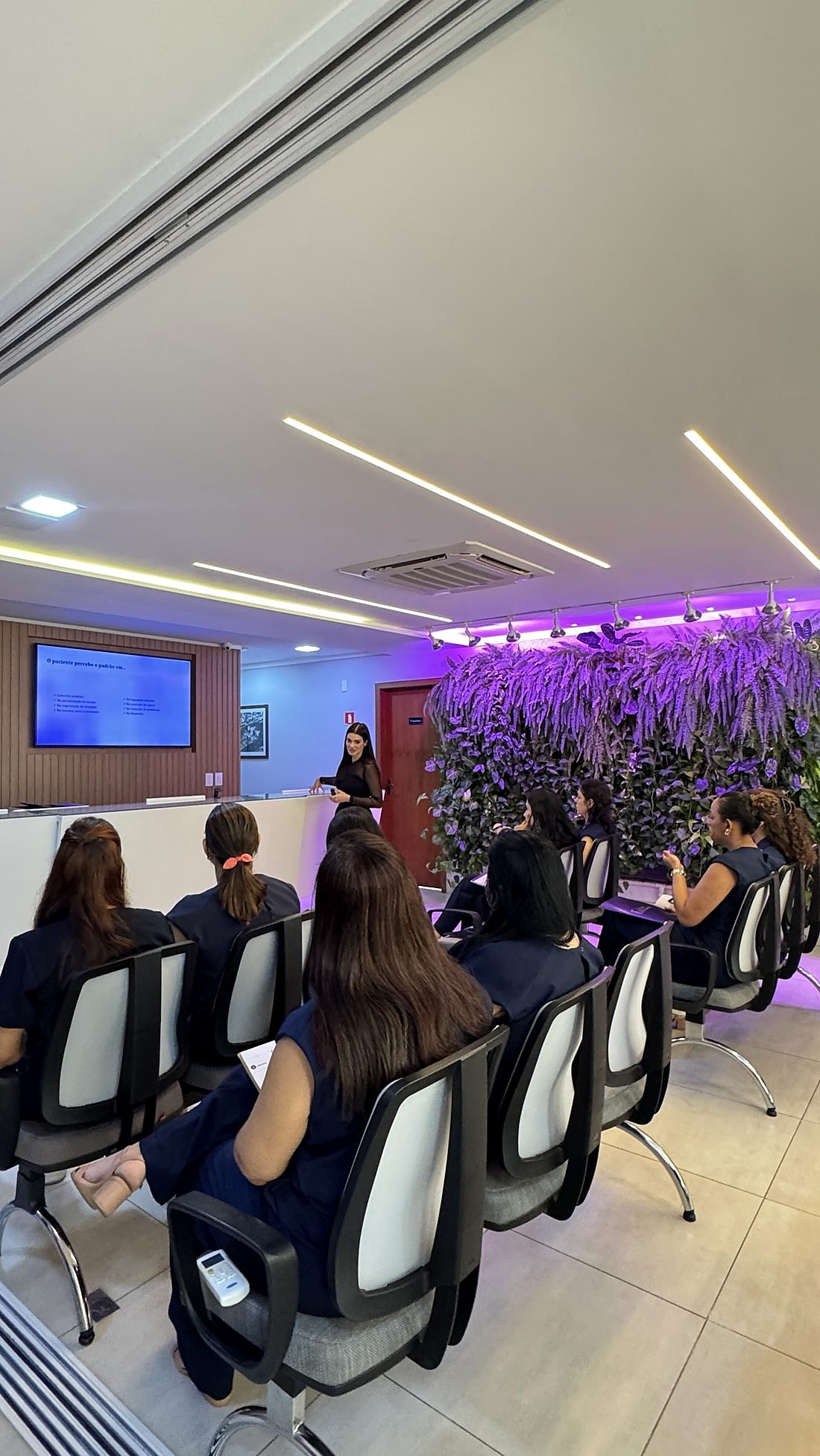 Treinamento para equipe de clínica